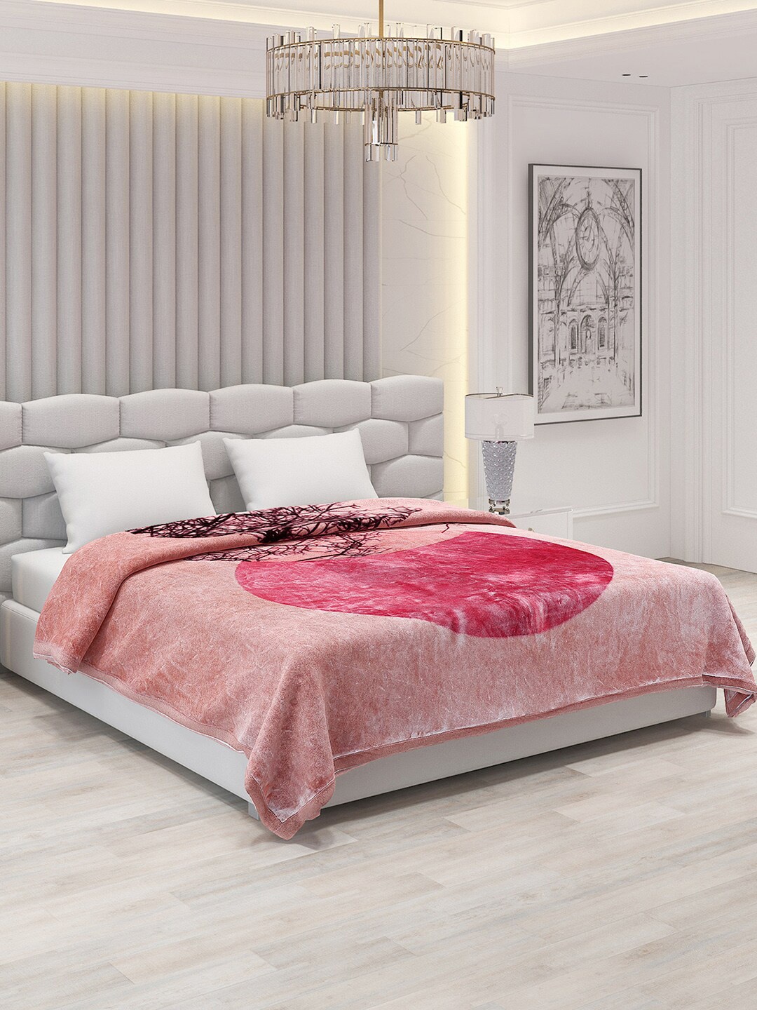 

Monte Carlo Pink Heavy Winter Double Bed Blanket