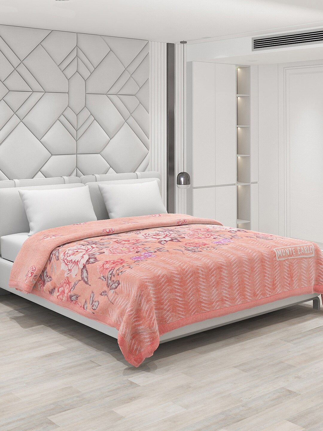 

Monte Carlo Pink & White Floral Heavy Winter Double Bed Blanket