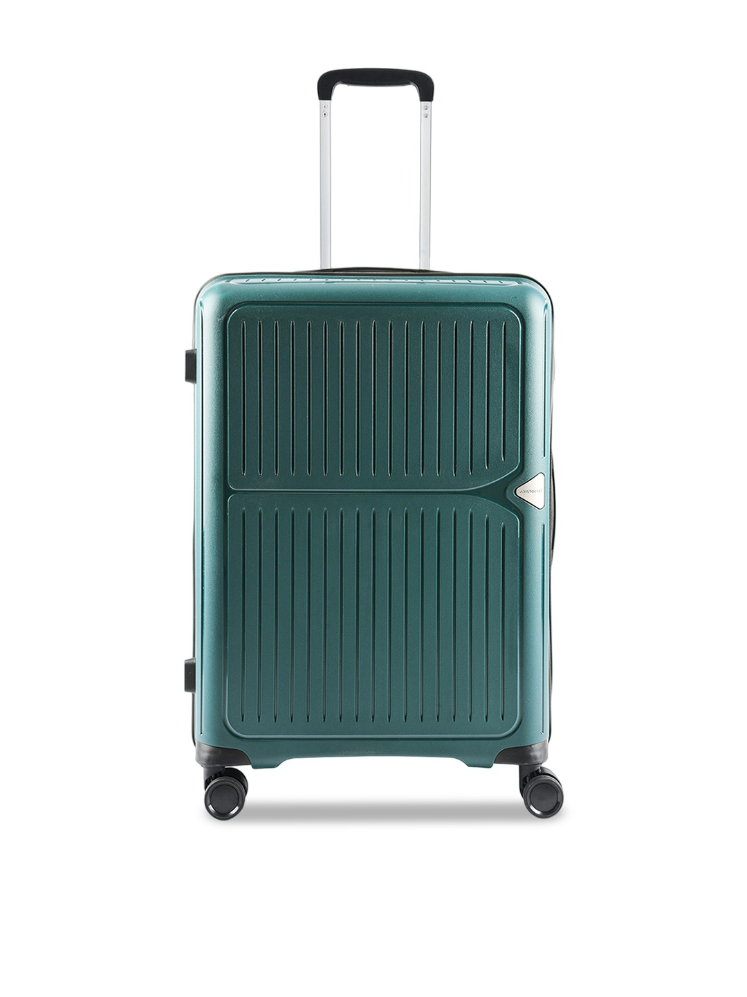 

Aristocrat Textured Hard-Sided Medium Trolley Suitcase, Green