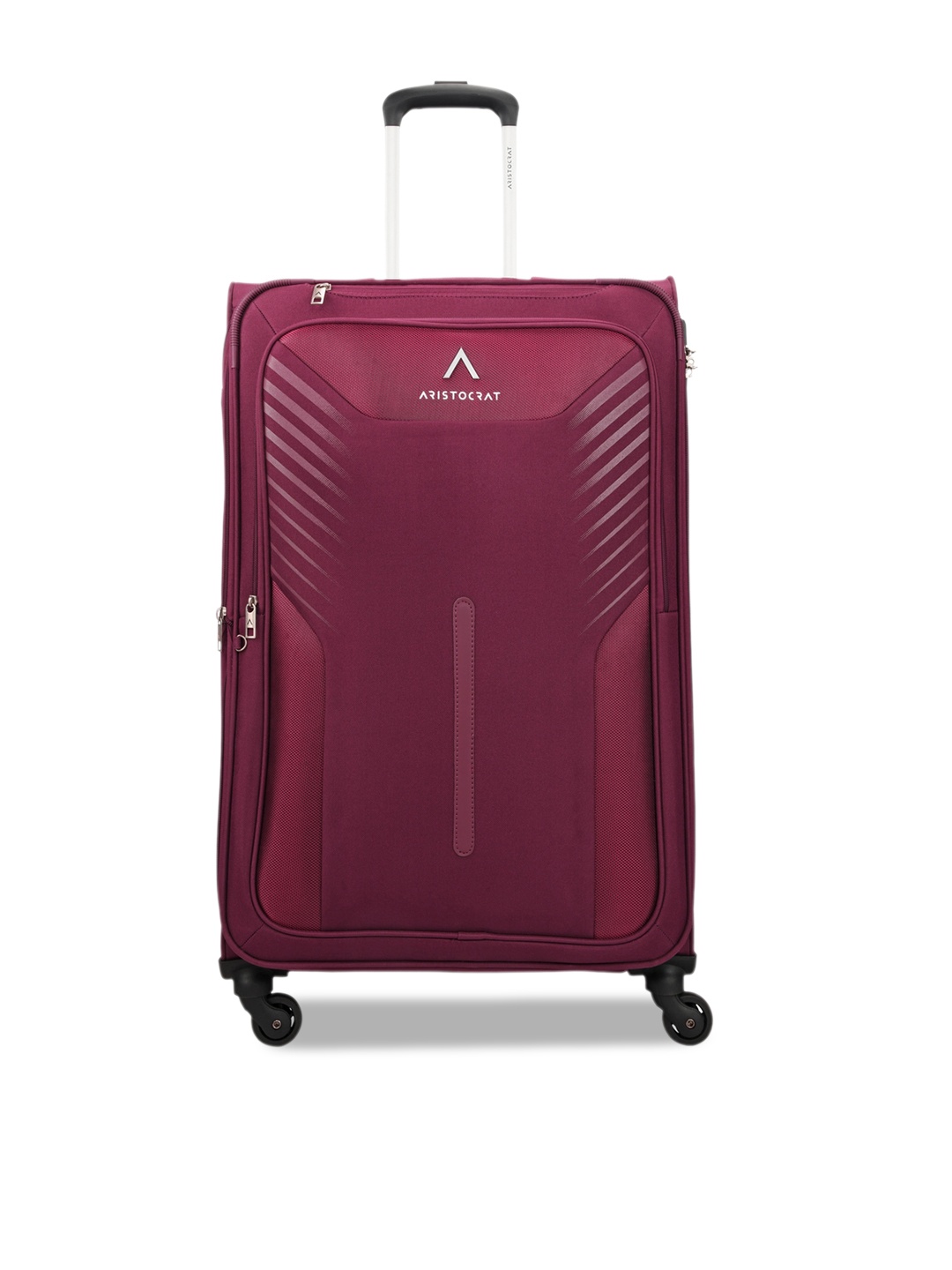 

Aristocrat Soft Sided Padded Large Trolley Bag, Maroon