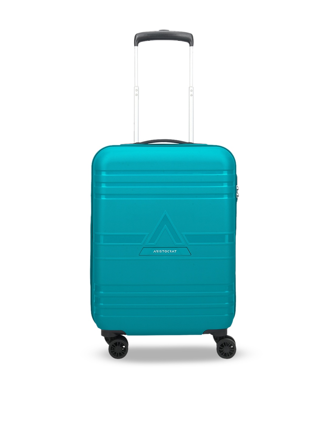 

Aristocrat Textured Hard-Sided Cabin Trolley Suitcase, Teal