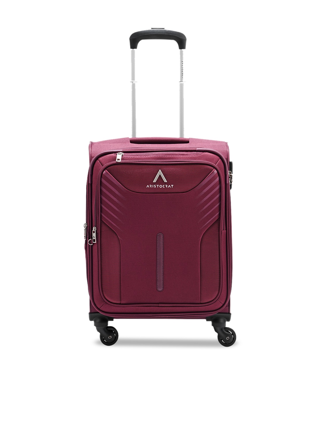 

Aristocrat Soft-Sided Trolley Suitcases, Maroon