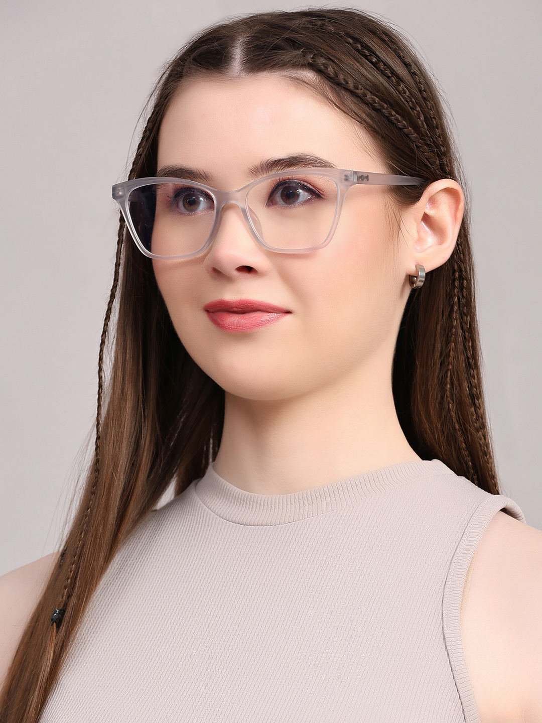 

ROYAL SON Women Transparent Full Rim Cateye Frame