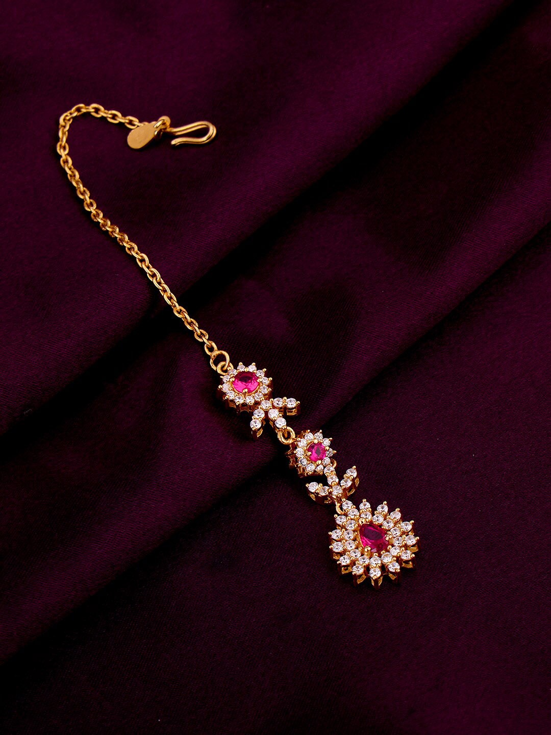 

GIVA 925 Sterling Silver Gold-Plated Maangtikka