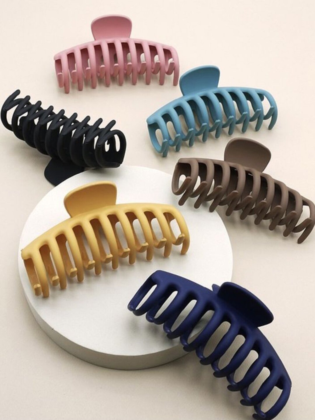 

VAGHBHATT Set of 6 Claw Clip, Blue