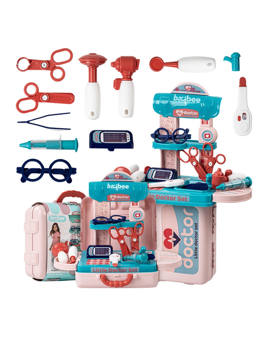 

BAYBEE Kids 3 In 1 Doctor Kit, Blue