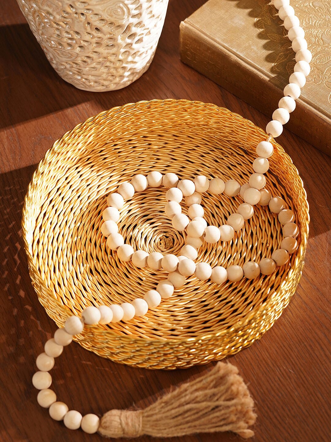 

Pure Home and Living Metallic-toned Twisted Wire Tray, Gold