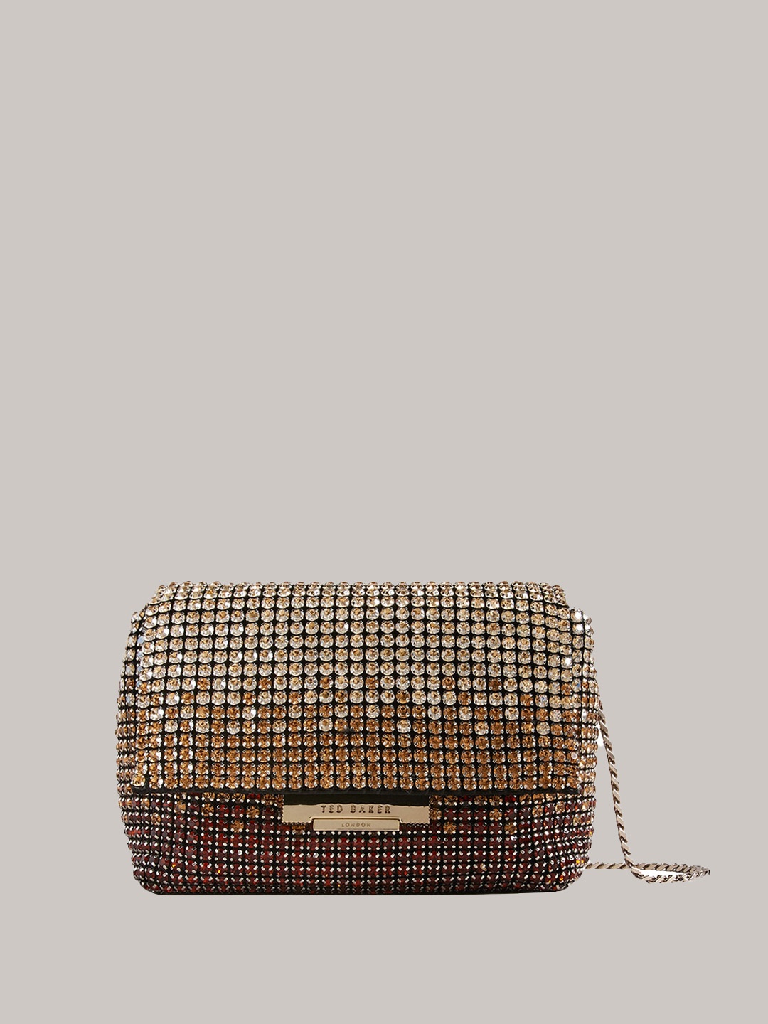 

Ted Baker Embellished Swagger Sling Bag, Brown