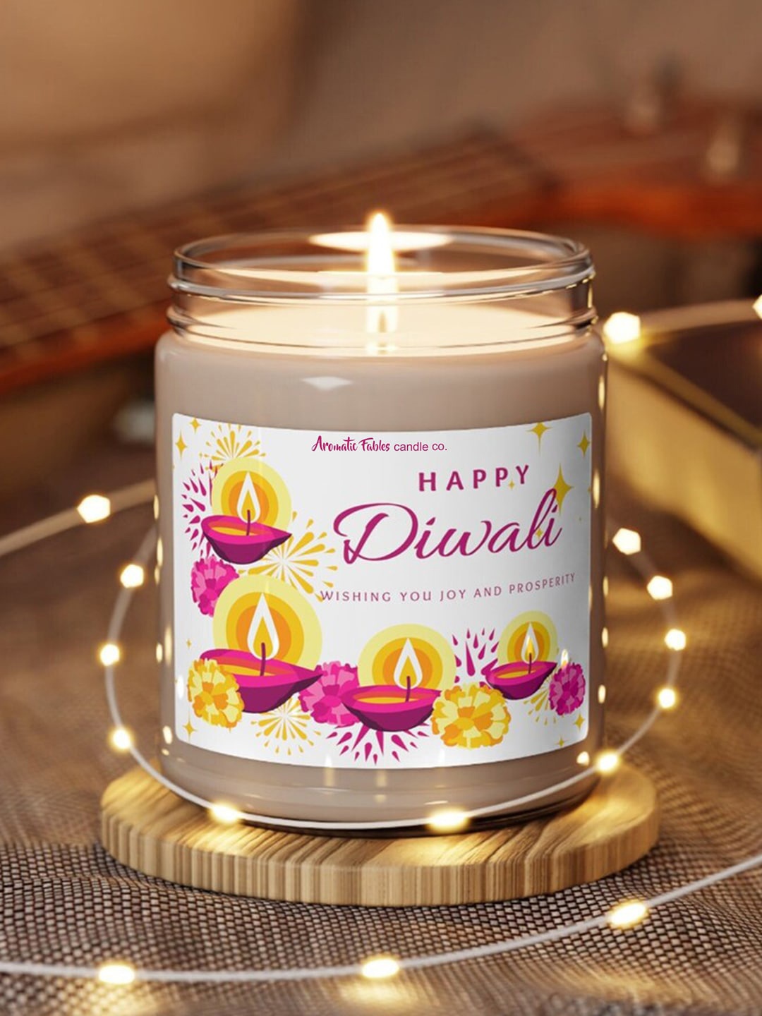

Aromatic Fables White Mogra Scented Jar Candle