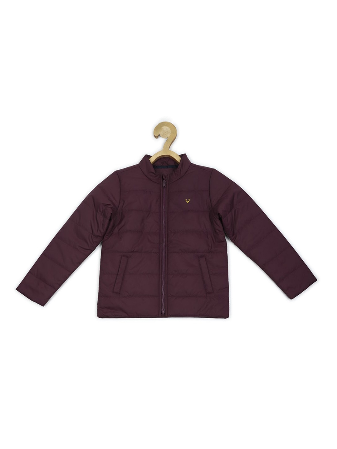 

Allen Solly Junior Boys Mock Collar Padded Jacket, Purple
