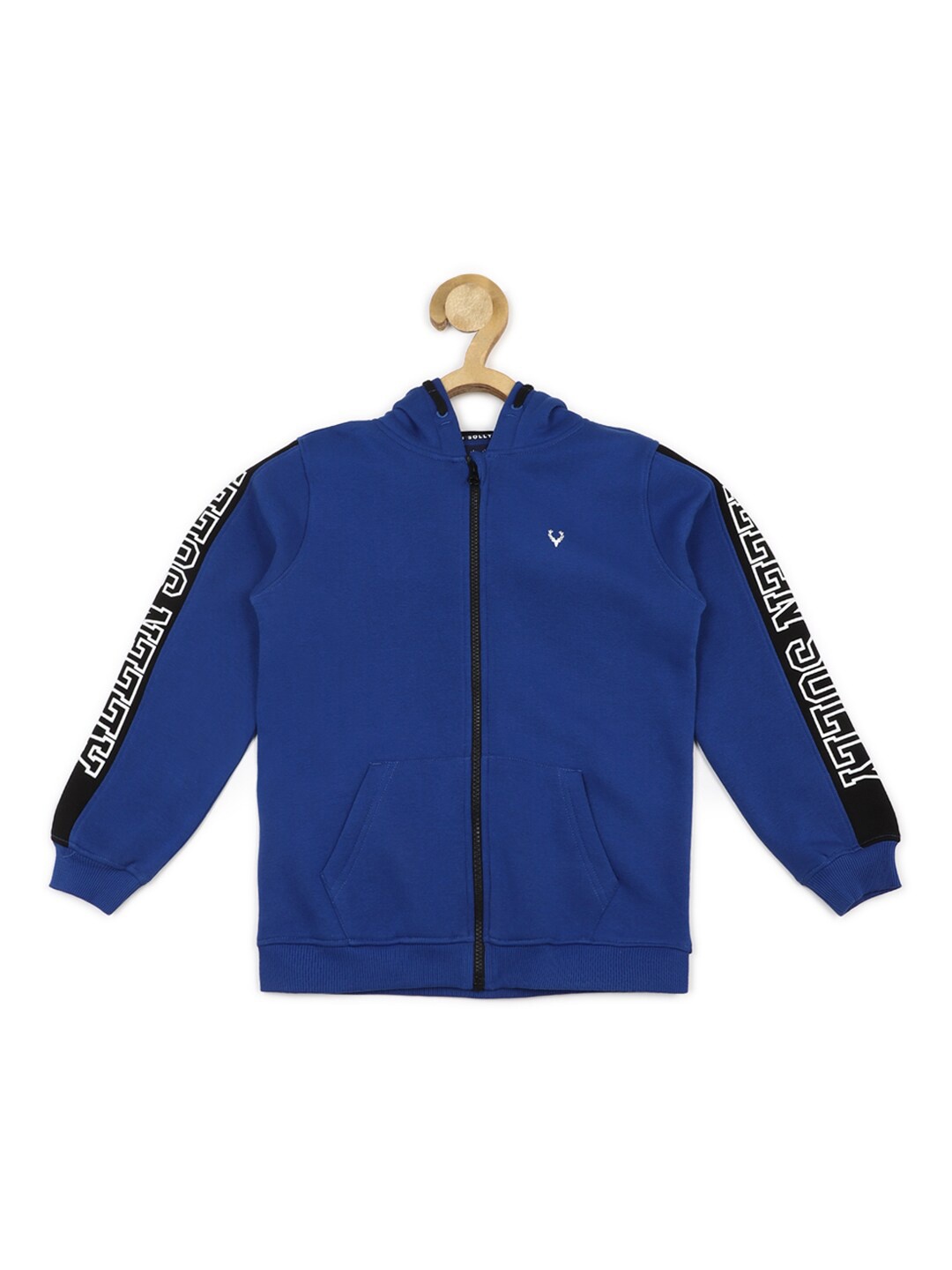 

Allen Solly Junior Boys Printed Hooded Sweatshirt, Blue