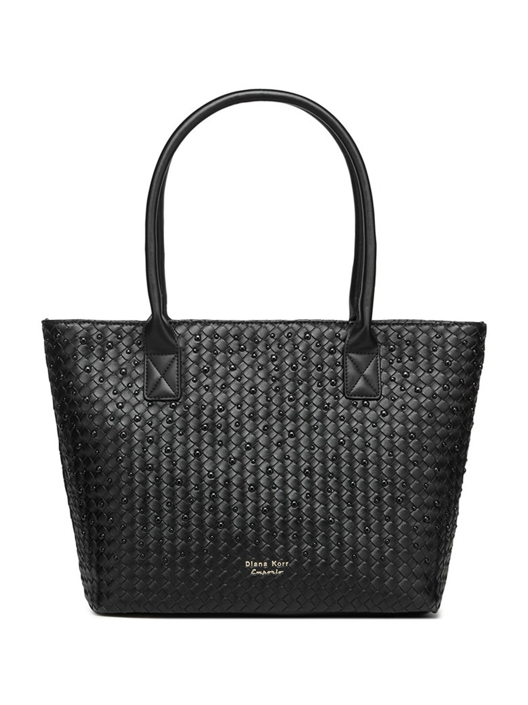 

Diana Korr Sugar Plum Textured Handheld Bag, Black