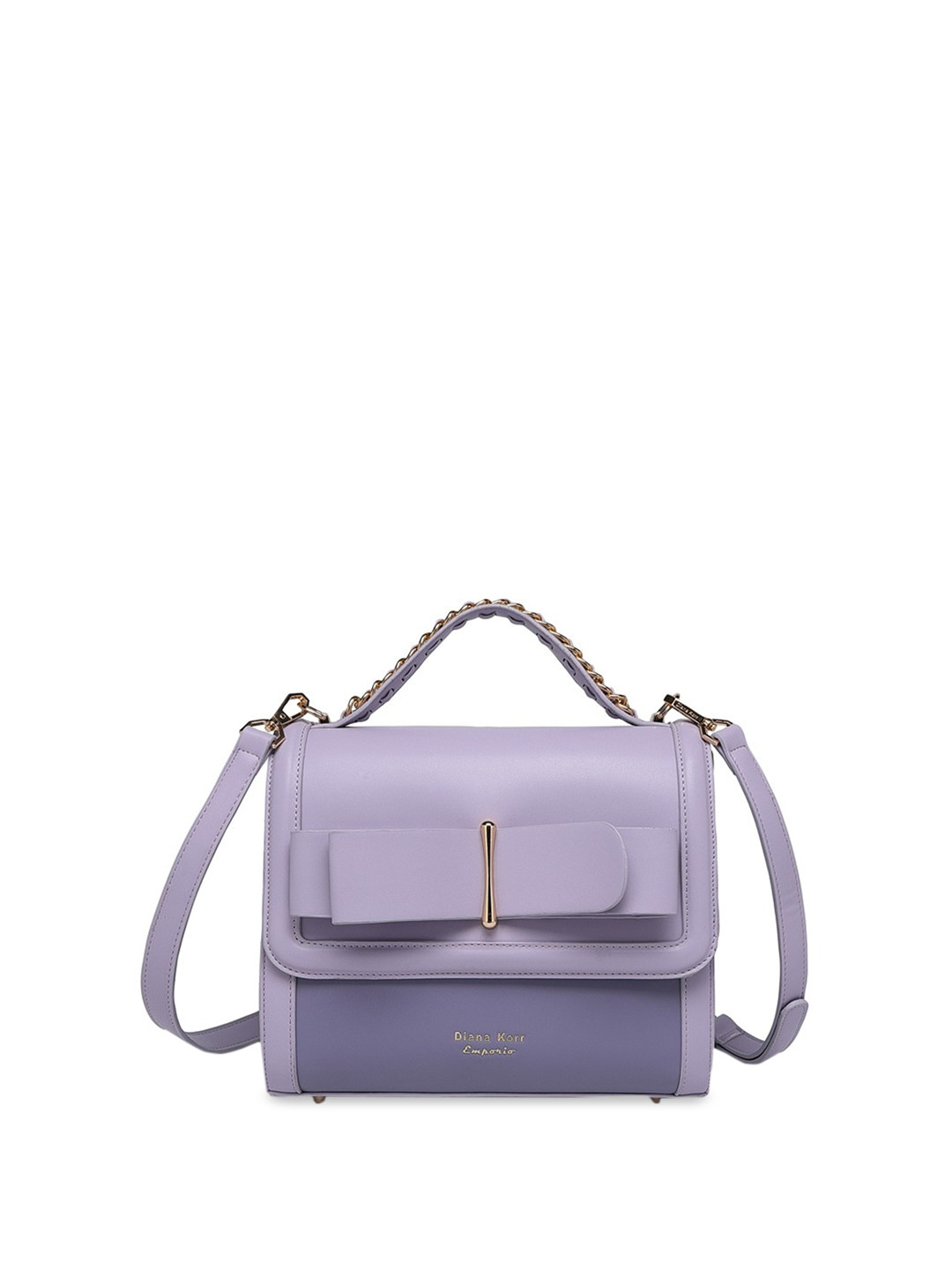 

Diana Korr PU Structured Handheld Bag, Purple