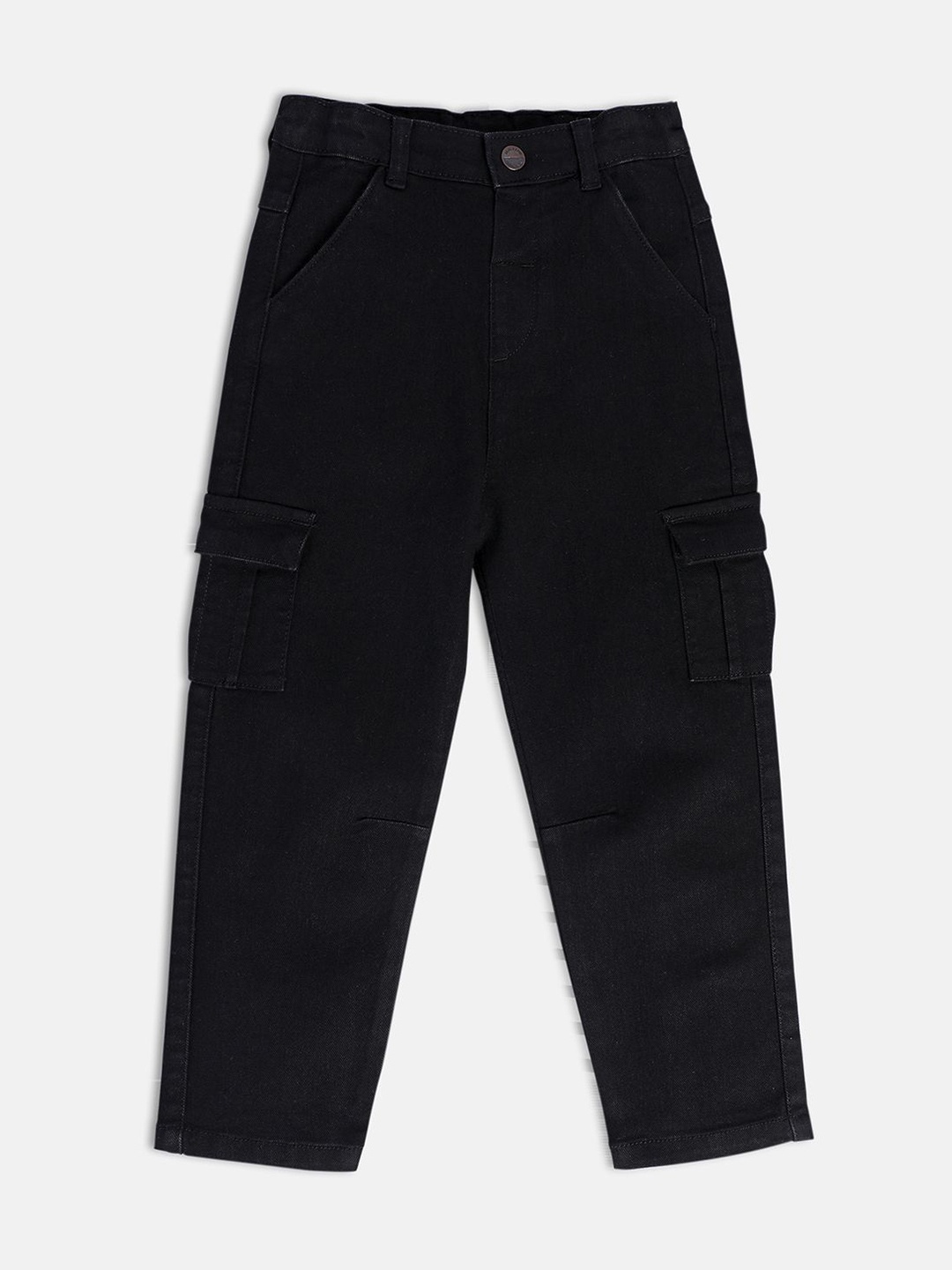 

MINI KLUB Boys Clean Look No Fade Stretchable Jeans, Black