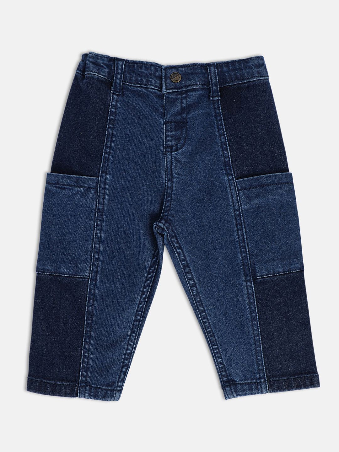 

MINI KLUB Boys Clean Look No Fade Stretchable Jeans, Blue