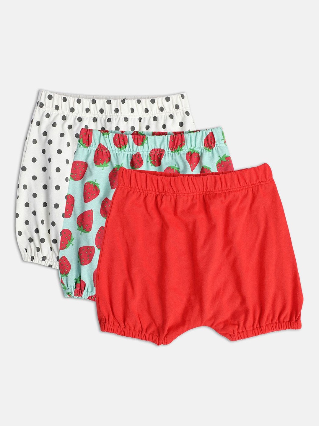 

MINI KLUB Girls Pack of 3 Shorts, Green