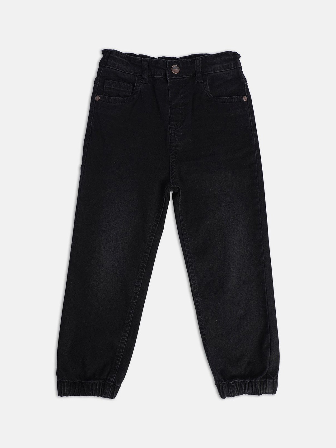 

MINI KLUB Boys Clean Look No Fade Stretchable Jeans, Black