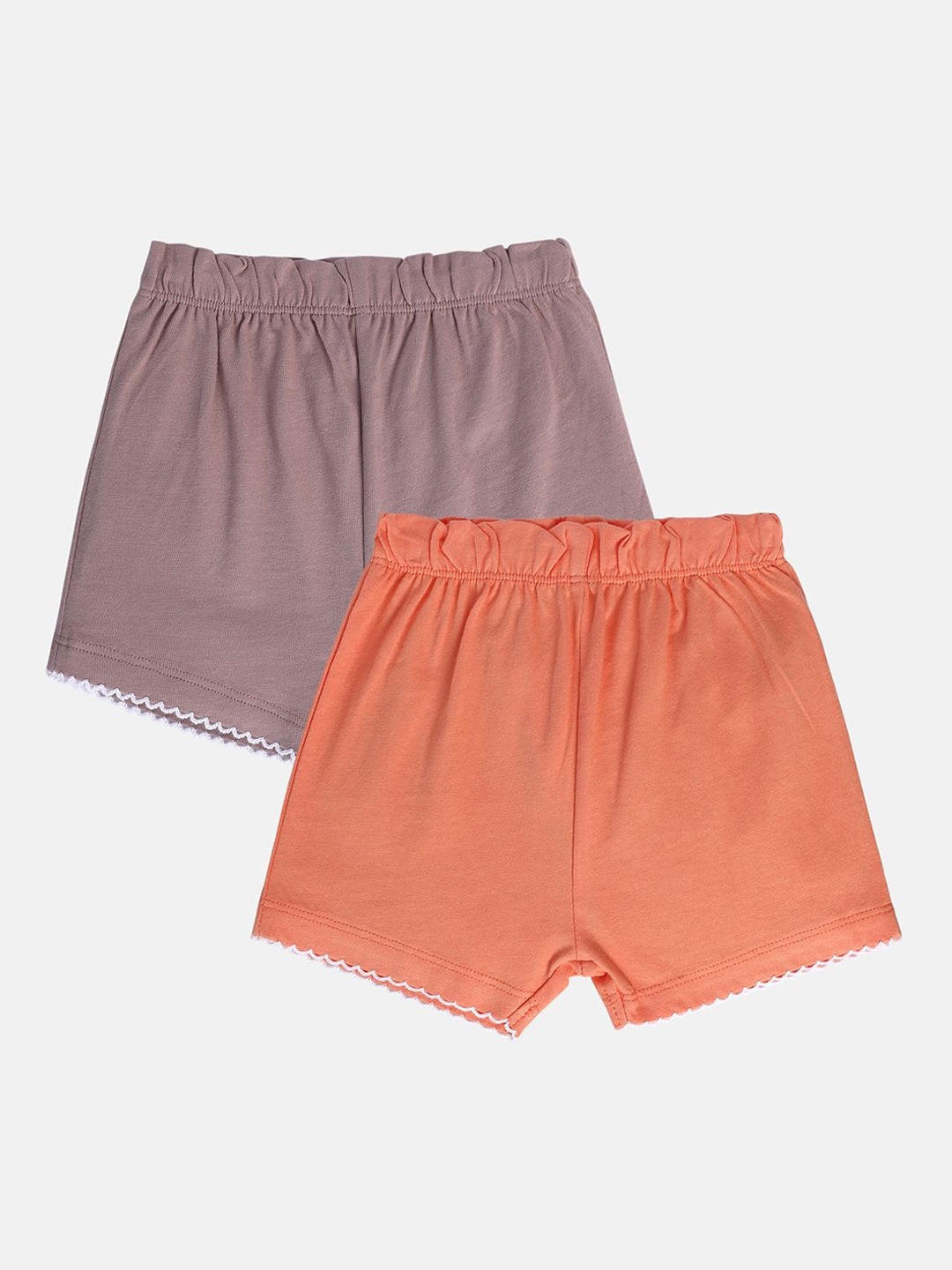 

MINI KLUB Girls Pack of 2 Shorts, Beige