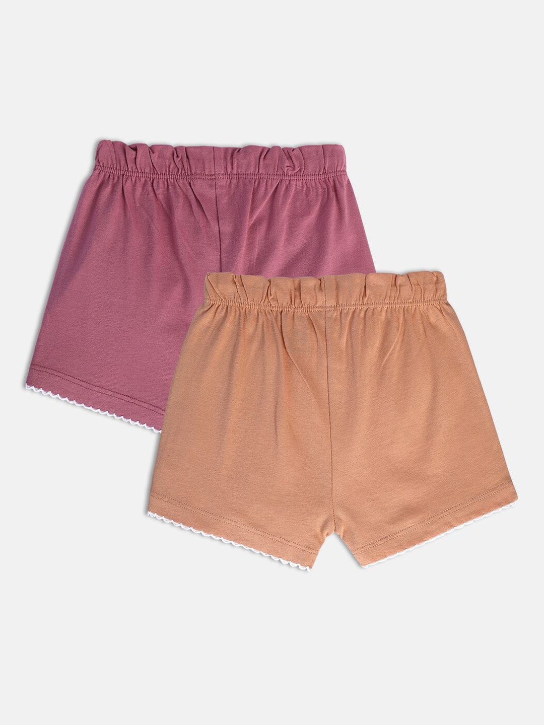 MINI KLUB Girls Pack of 2 Shorts, Pink