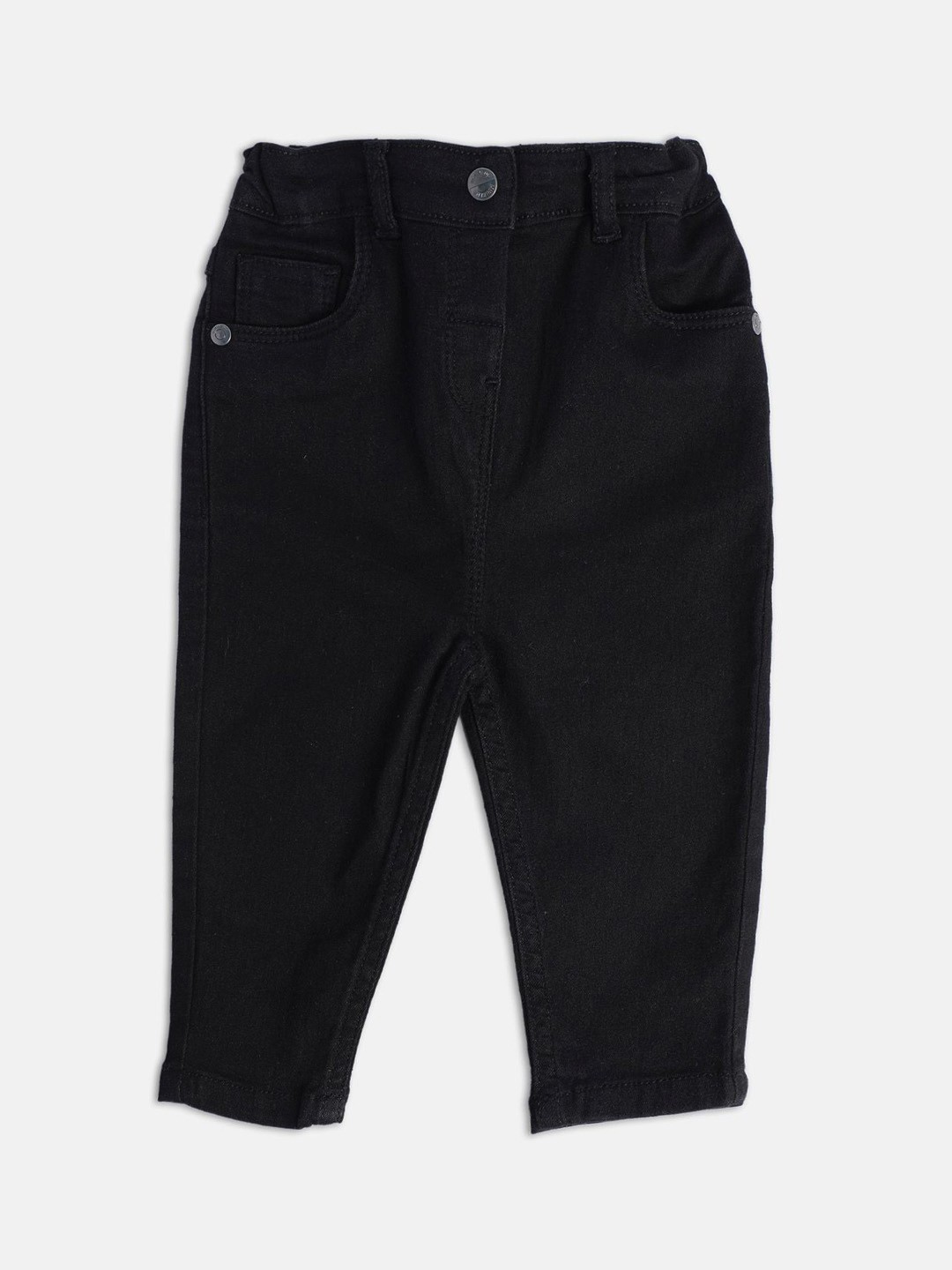 

MINI KLUB Girls Clean Look Stretchable Jeans, Black