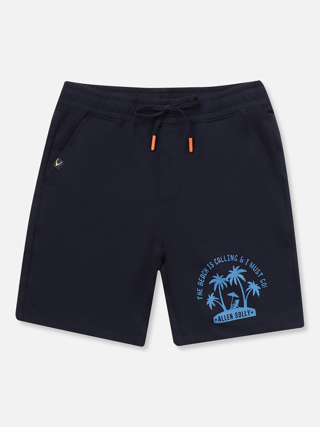 

Allen Solly Junior Boys Printed Shorts, Navy blue