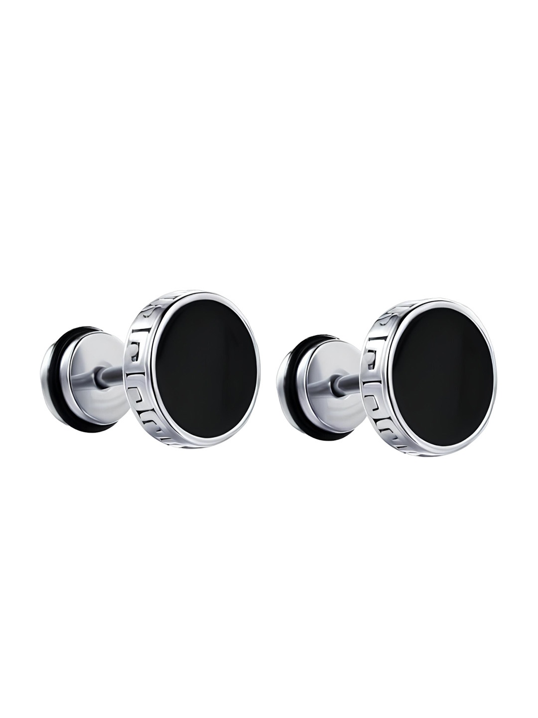 

KARISHMA KREATIONS Silver-Plated Contemporary Studs Earrings