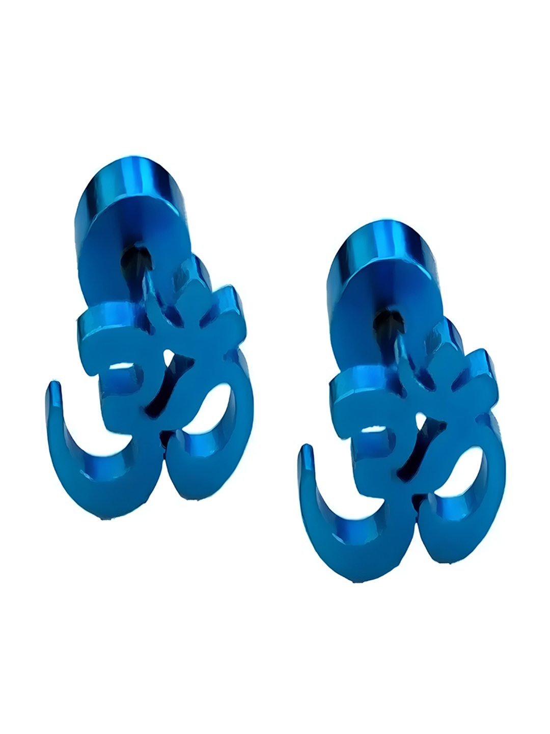 

KARISHMA KREATIONS Contemporary Studs Earrings, Blue