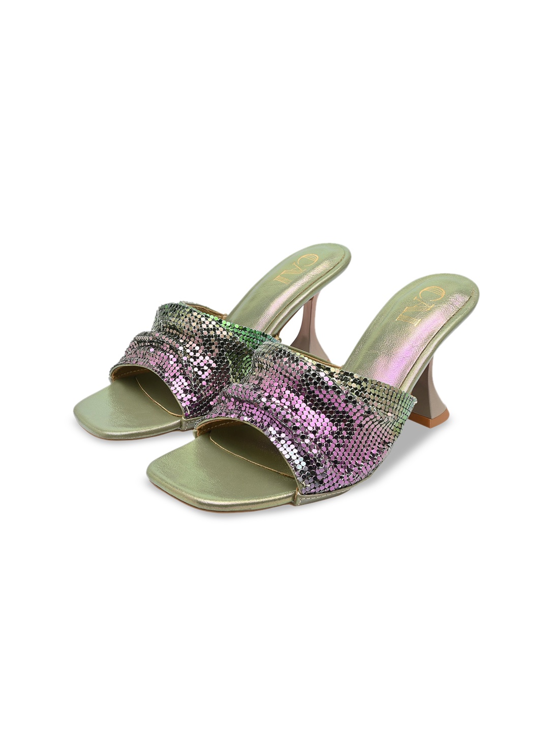 

CAI Embellished Slim Heels, Purple