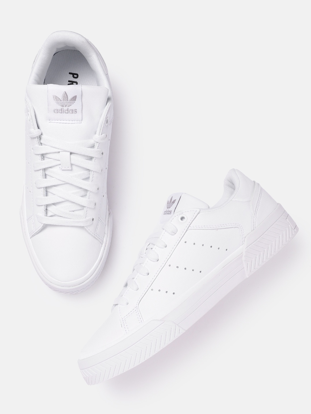 

ADIDAS Originals Women Perforated Court Tourino Sneakers, White