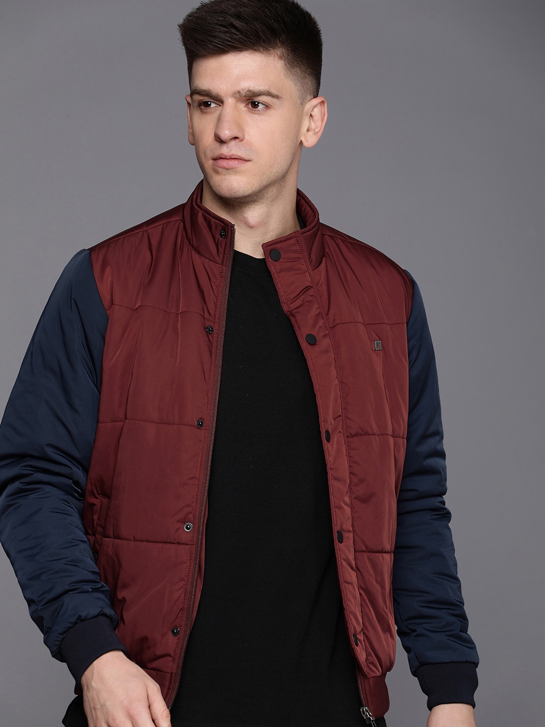 

Louis Philippe Sport Bomber Jacket, Maroon