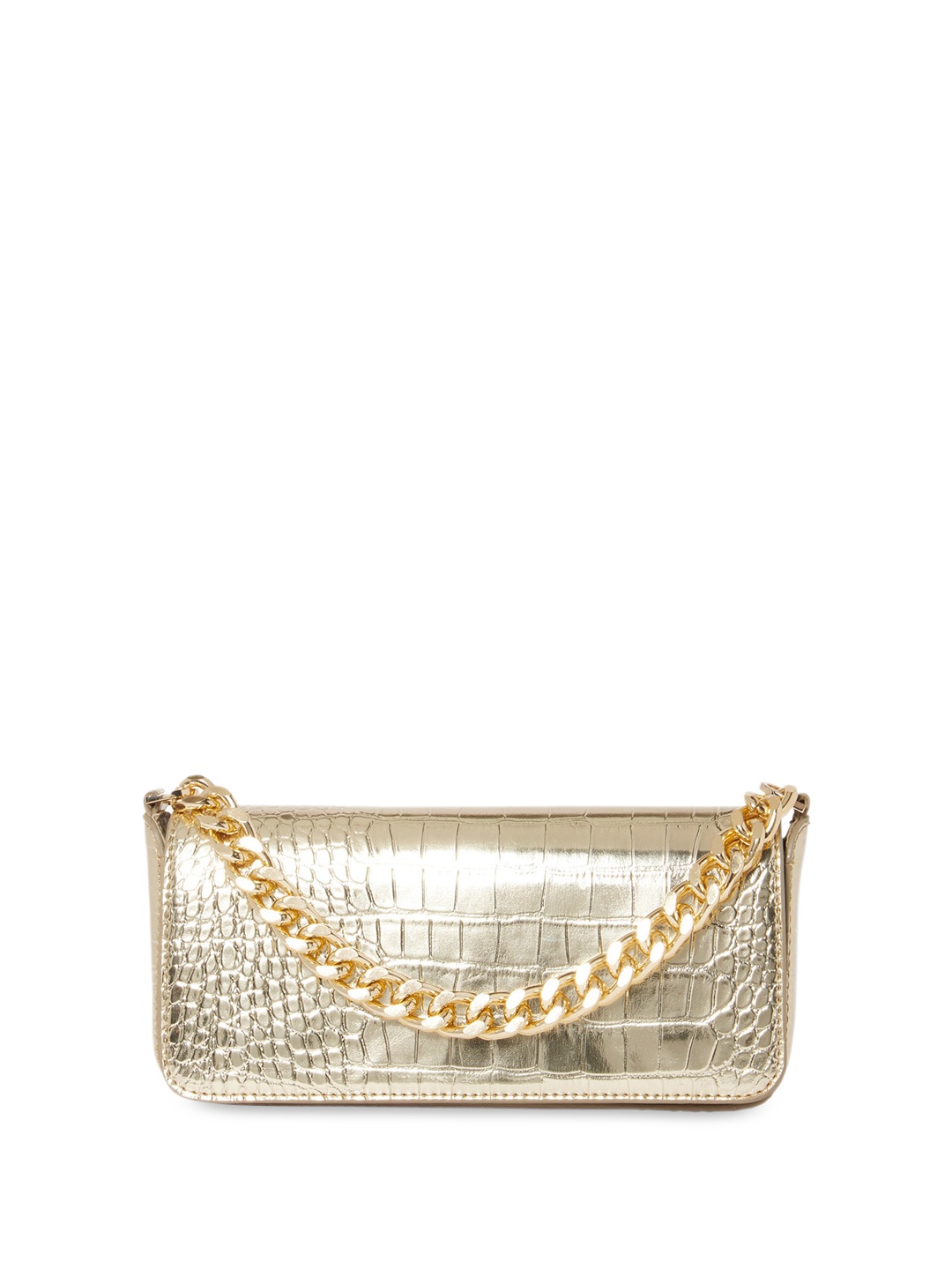 

Forever New Textured Structured Sling Bag, Gold