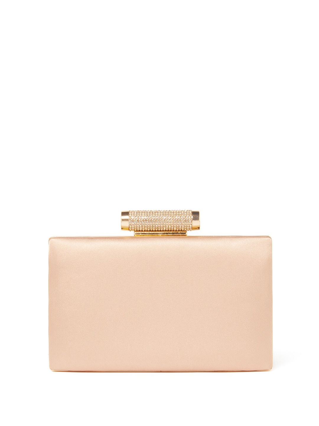 

Forever New Box Clutch With Shoulder Strap, Peach