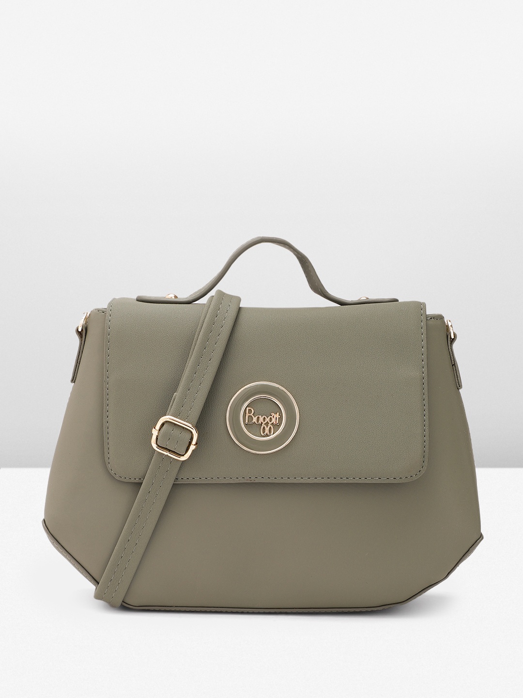 

Baggit Women Solid Satchel, Green
