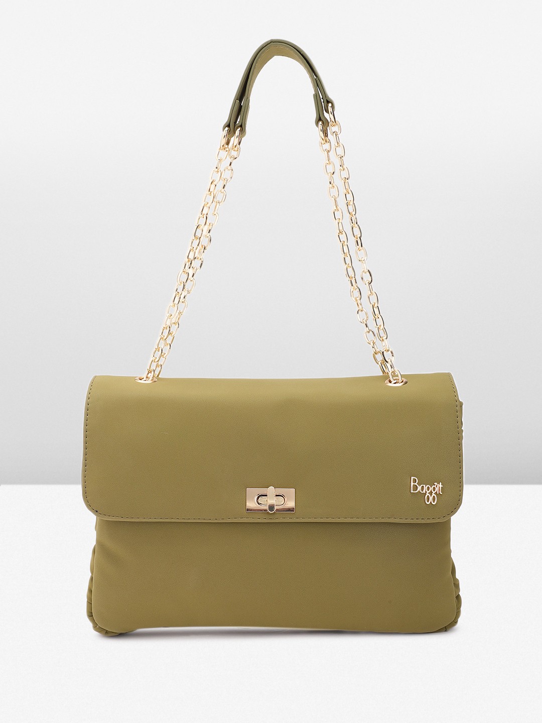 

Baggit Solid Shoulder Bag, Green