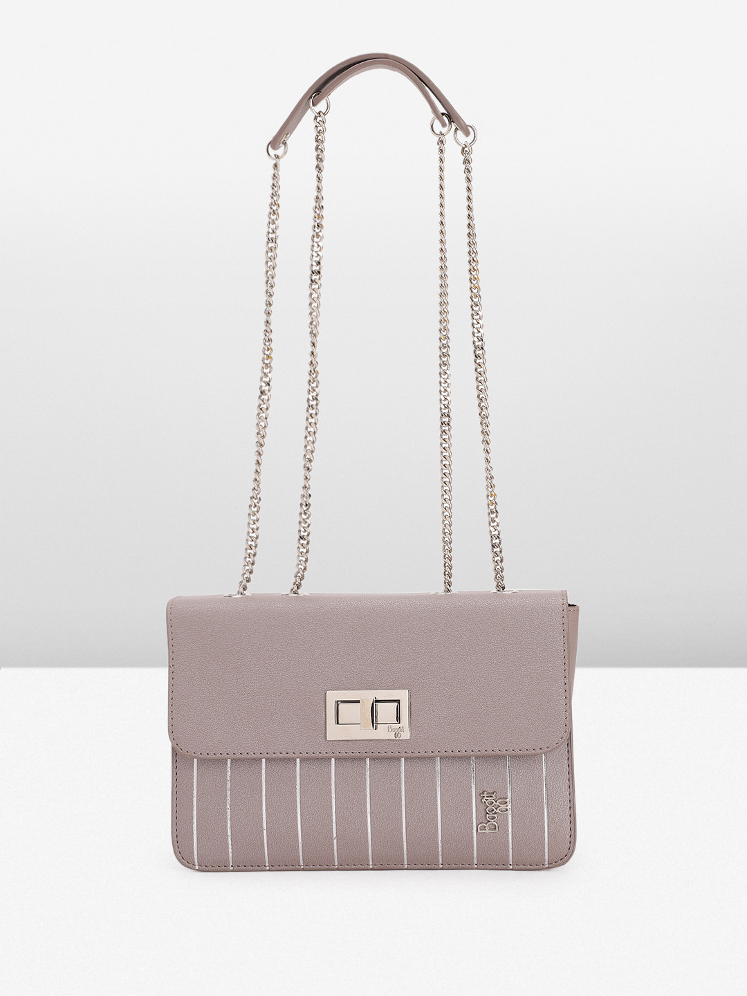 

Baggit Striped Shoulder Bag, Beige