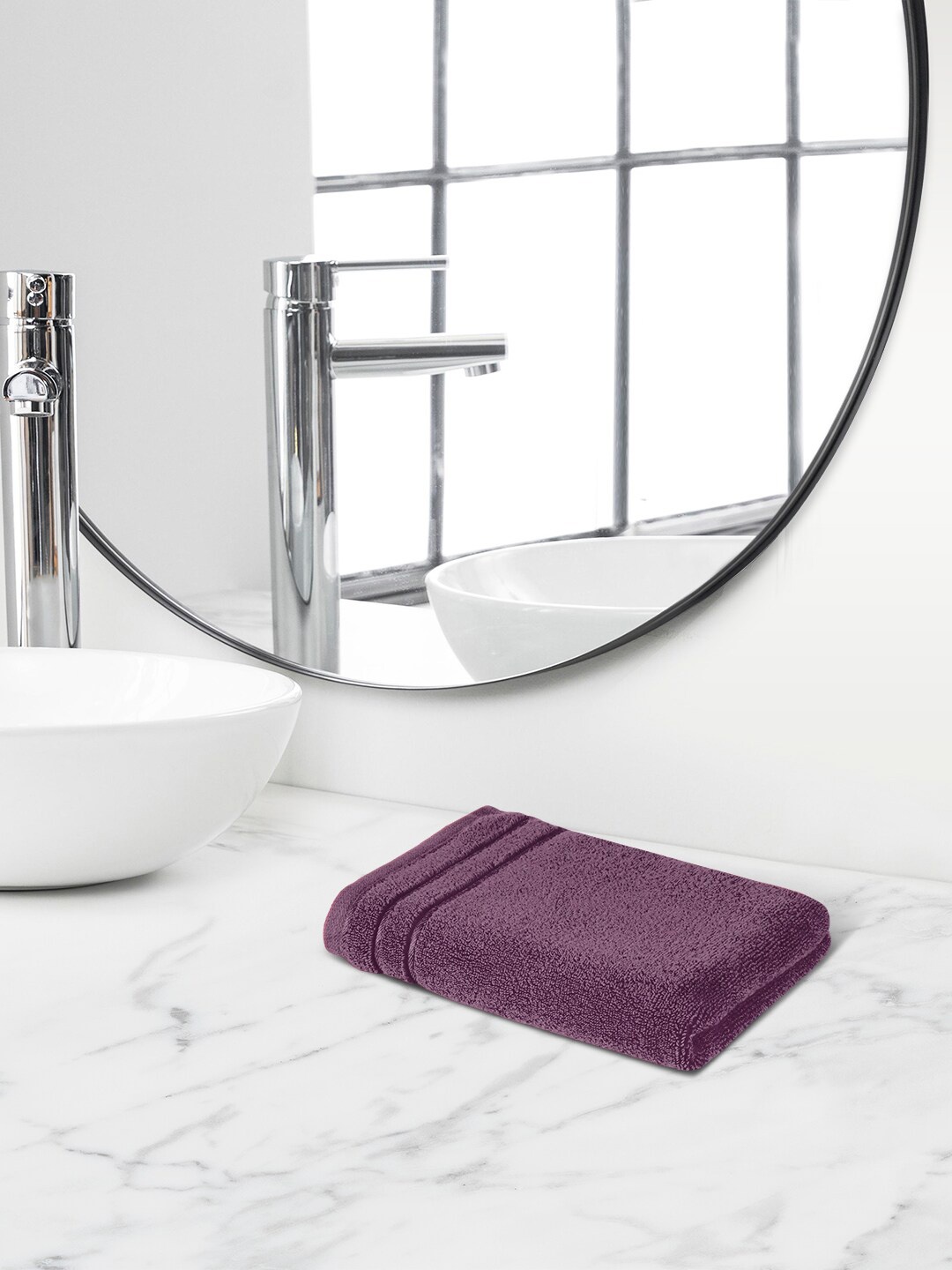 

Himeya Purple Terry Cotton 650 GSM Hand Towel