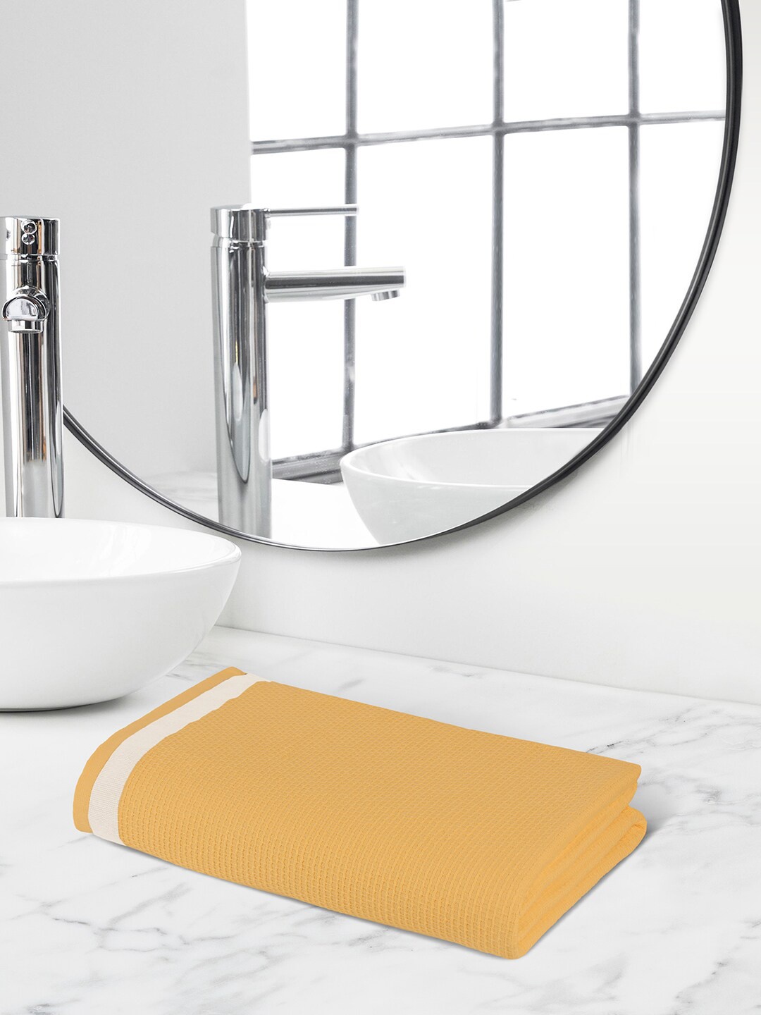 

Himeya Yellow 350 GSM Pure Cotton Quick Dry Bath Towel