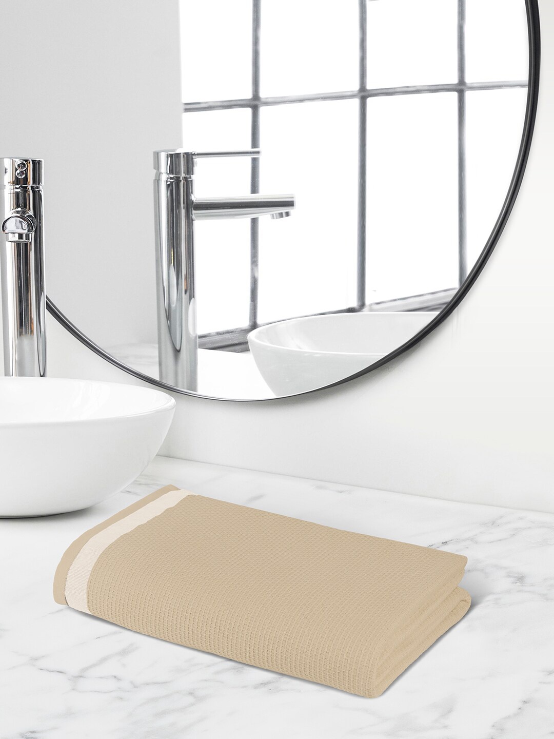 

Himeya Beige 350 GSM Pure Cotton Quick Dry Bath Towel