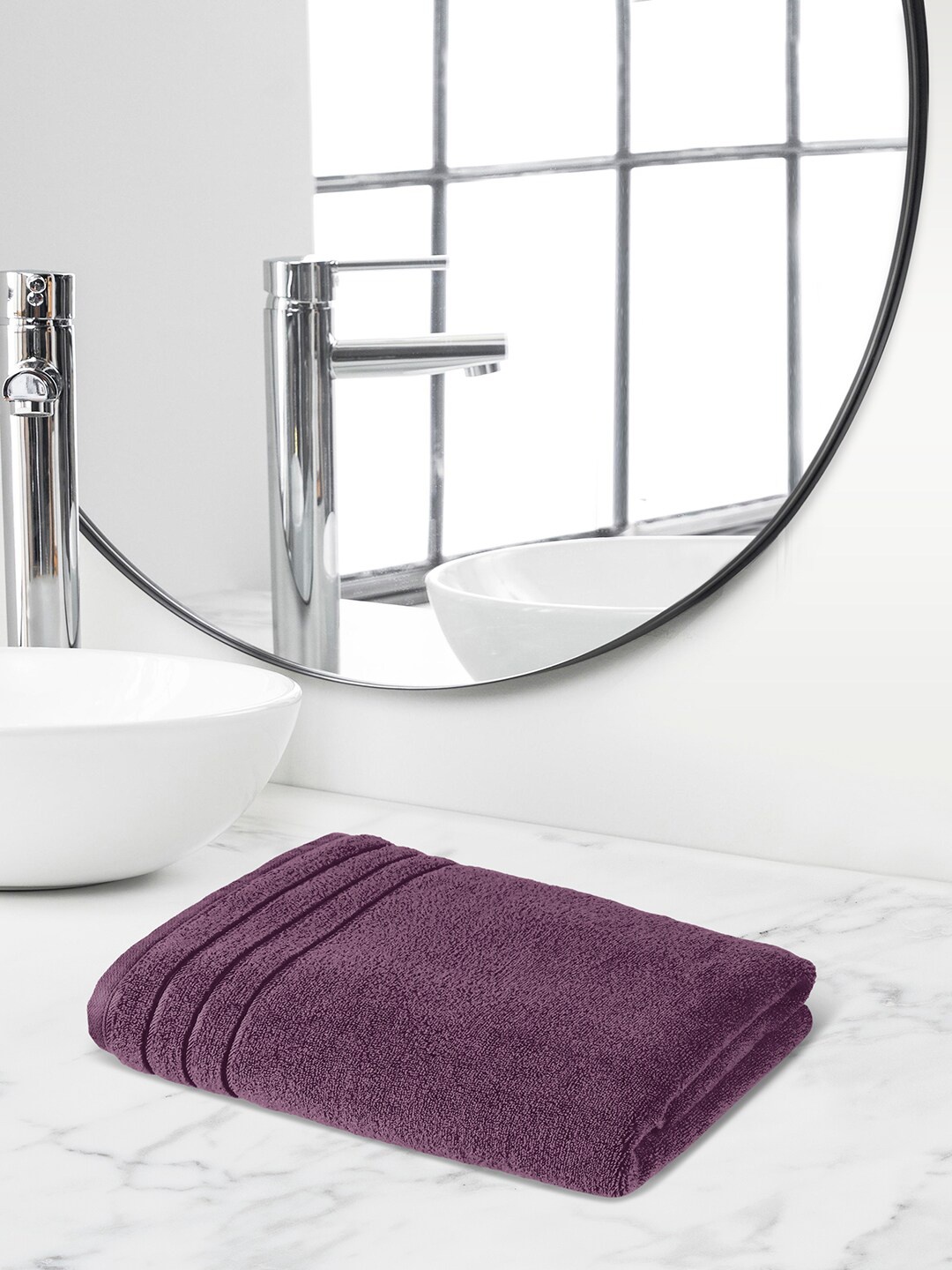 

Himeya Purple Terry Cotton 650 GSM Bath Towel