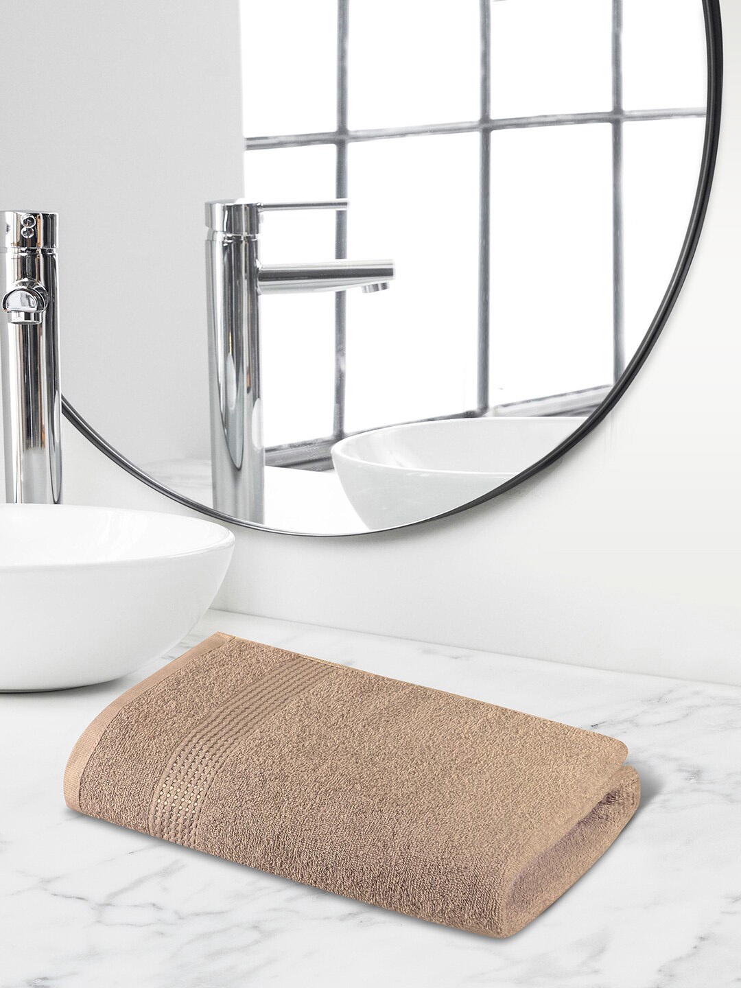 

Himeya Beige Terry Cotton 300 GSM Bath Towel