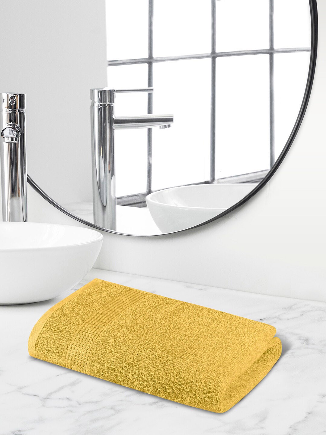

Himeya Yellow Anti-Bacterial Terry Cotton 300 GSM Bath Towel