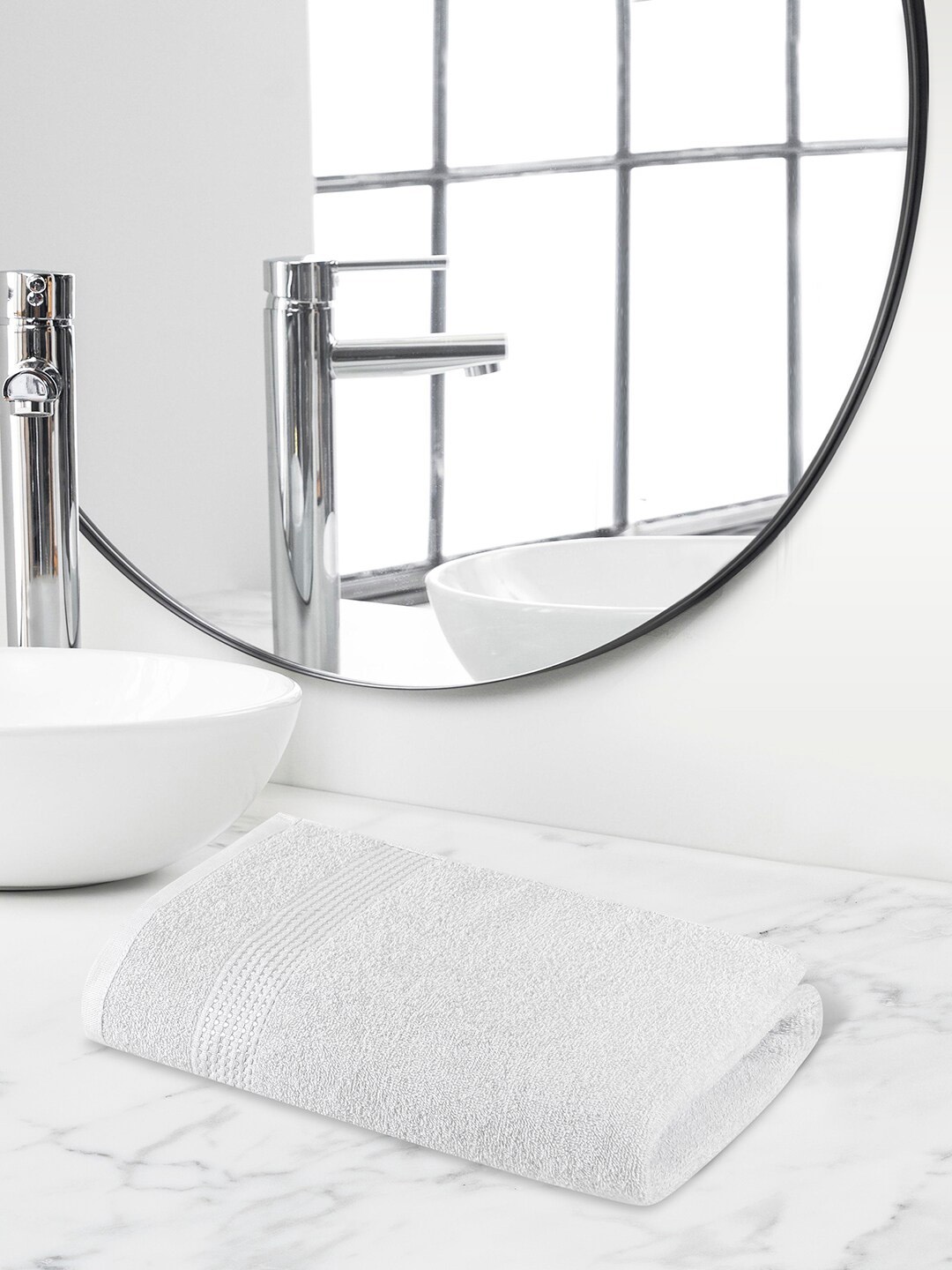 

Himeya Dreamy White 320 GSM Terry Cotton Bath Towel