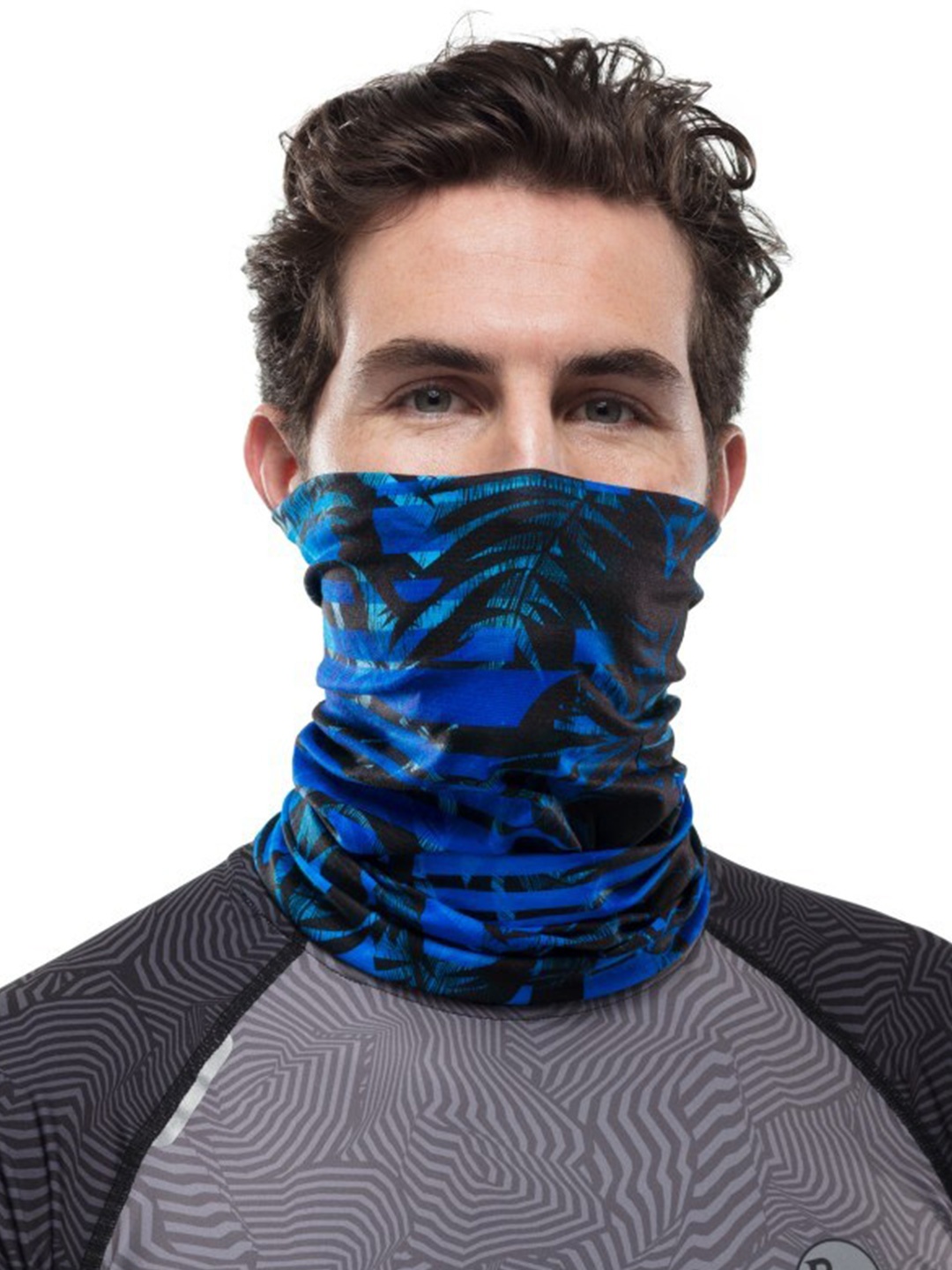 Original Buff SA Unisex Printed Stretchable Scarf, Blue