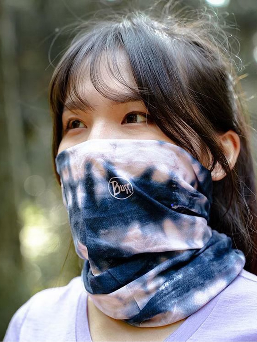 

Original Buff SA Unisex Printed Seamless Stretchable Scarf, Blue