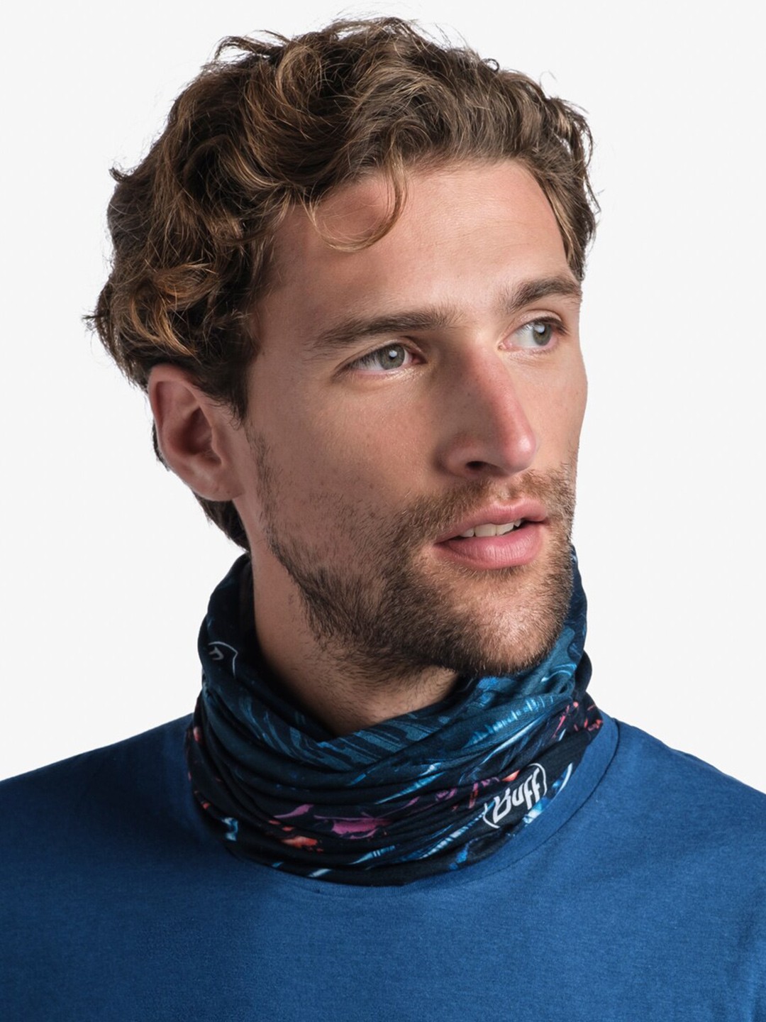 

Original Buff SA Unisex Printed Scarf, Blue