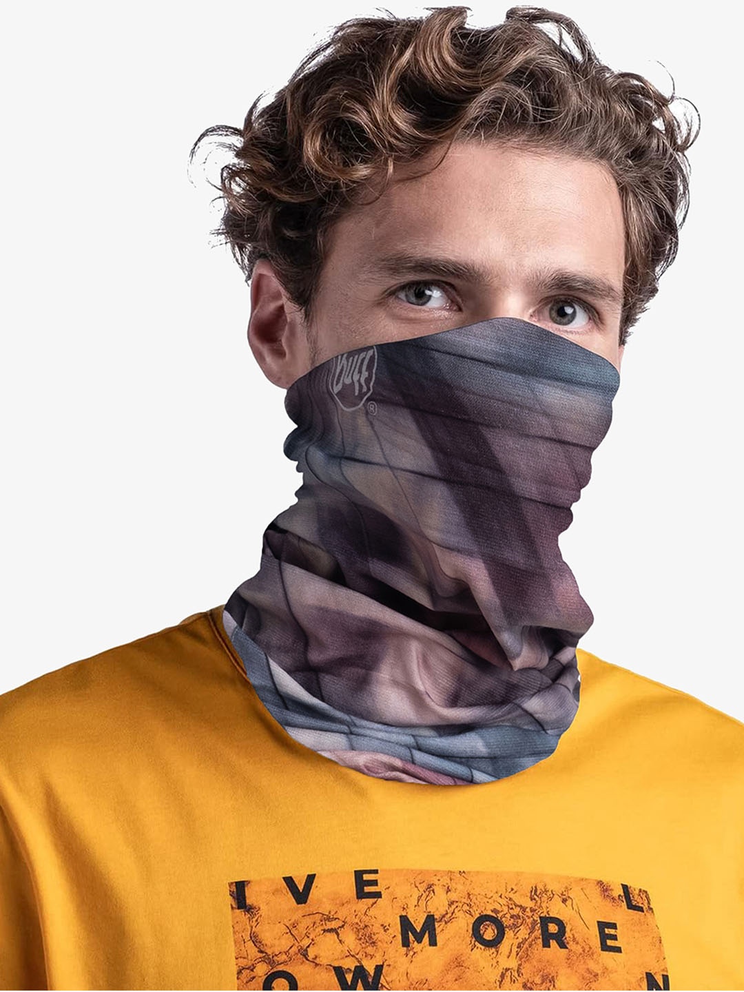 

Original Buff SA Unisex Printed Seamless Stretchable Scarf, Purple