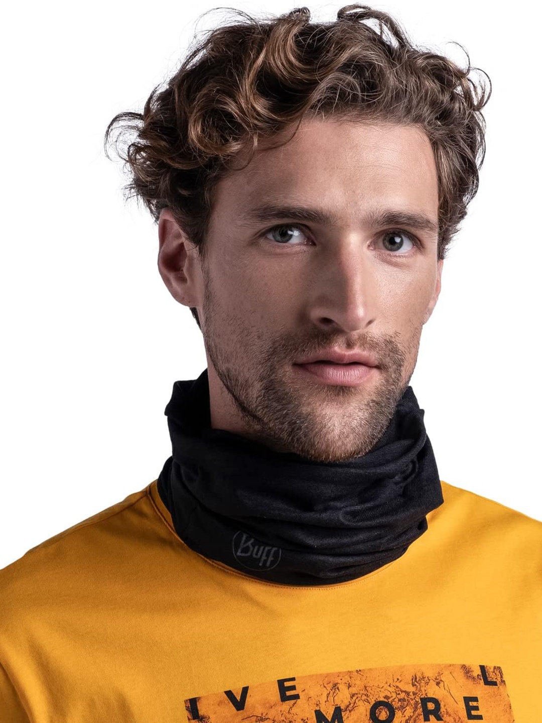 

Original Buff SA Unisex Seamless Stretchable Scarf, Black