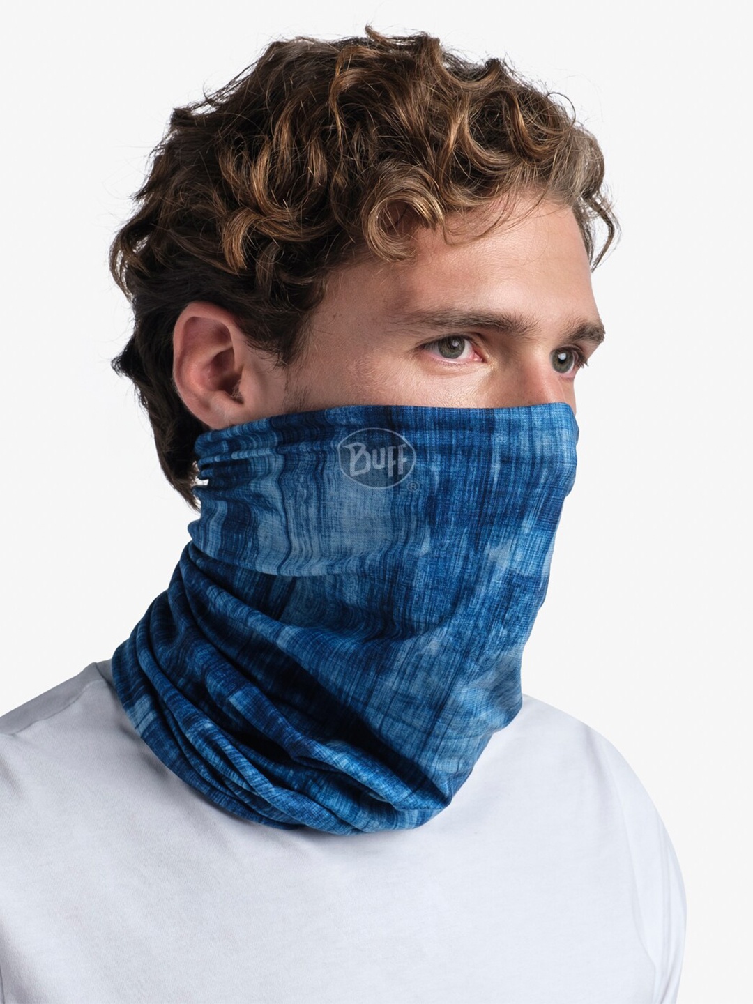 

Original Buff SA Unisex Printed Stretchable Scarf, Blue