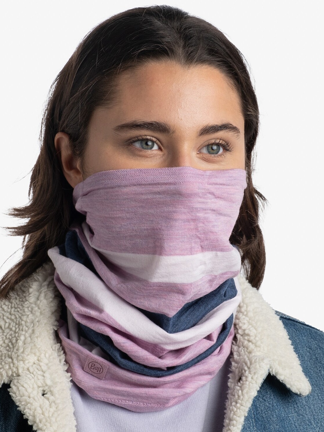 

Original Buff SA Unisex Colourblocked Scarf, Pink