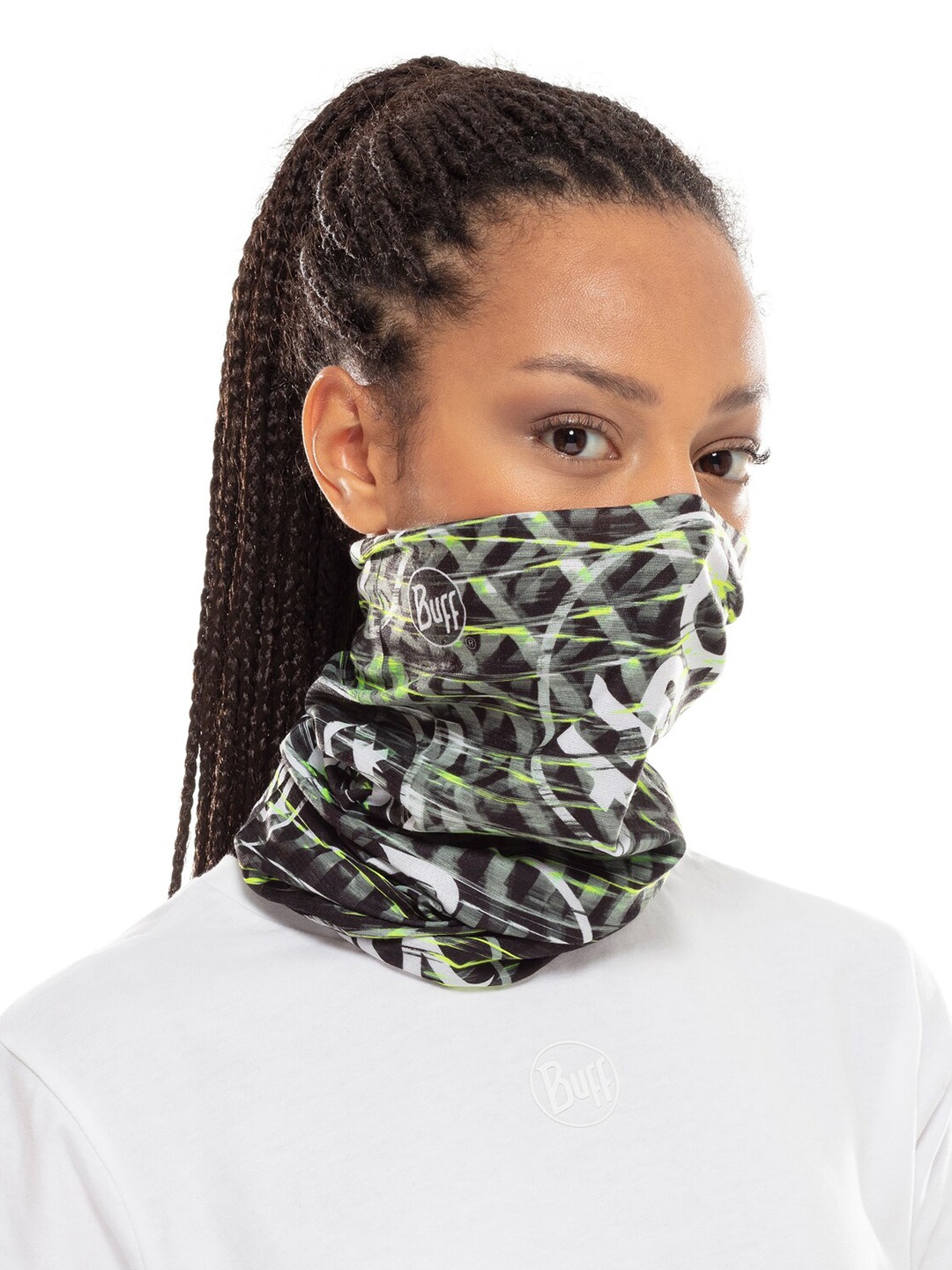

Original Buff SA Unisex Printed Scarf, Black